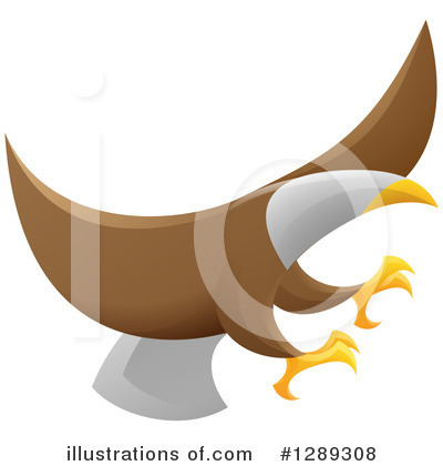 Bald Eagle Clipart #1289308 by AtStockIllustration