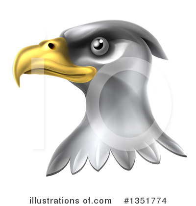 American Eagle Clipart #1351774 by AtStockIllustration