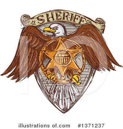 Sheriff Clipart #1371237 by patrimonio