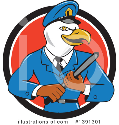 Royalty-Free (RF) Bald Eagle Clipart Illustration by patrimonio - Stock Sample #1391301