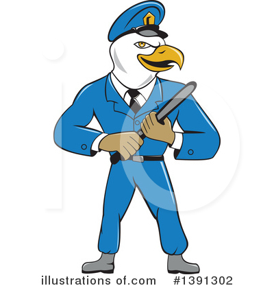 Royalty-Free (RF) Bald Eagle Clipart Illustration by patrimonio - Stock Sample #1391302
