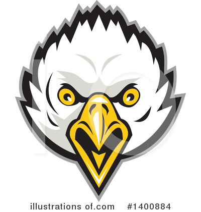 Royalty-Free (RF) Bald Eagle Clipart Illustration by patrimonio - Stock Sample #1400884