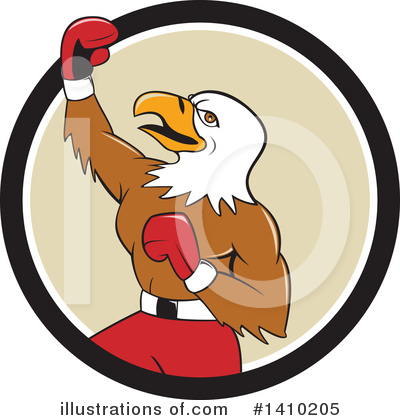 Royalty-Free (RF) Bald Eagle Clipart Illustration by patrimonio - Stock Sample #1410205