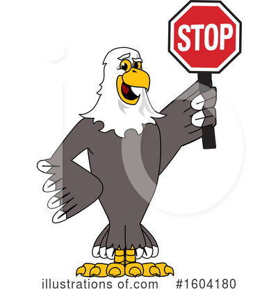 Bald Eagle Character Clipart #1604180 by Mascot Junction