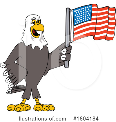 Eagle Mascot Clipart #1604184 by Mascot Junction