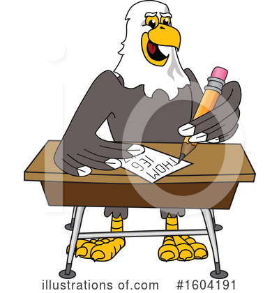 Bald Eagle Character Clipart #1604191 by Mascot Junction