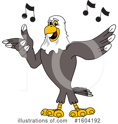 Eagle Mascot Clipart #1604192 by Mascot Junction