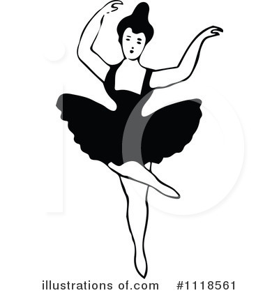 Ballerina Clipart #1118561 by Prawny Vintage