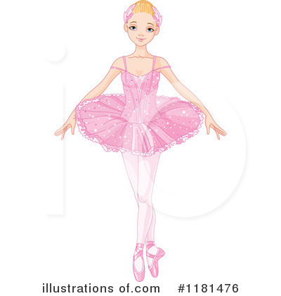 Royalty-Free (RF) Ballerina Clipart Illustration by Pushkin - Stock Sample #1181476