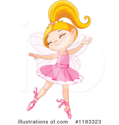 Royalty-Free (RF) Ballerina Clipart Illustration by Pushkin - Stock Sample #1183323