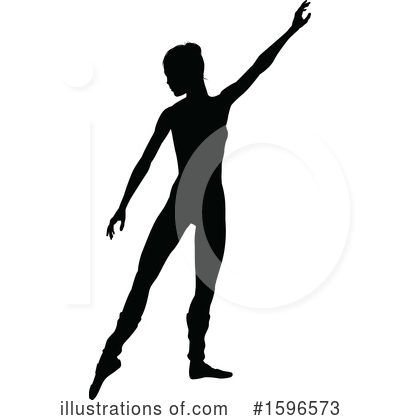 Ballerina Clipart #1596573 by AtStockIllustration