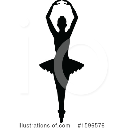 Royalty-Free (RF) Ballerina Clipart Illustration by AtStockIllustration - Stock Sample #1596576