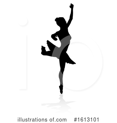 Royalty-Free (RF) Ballerina Clipart Illustration by AtStockIllustration - Stock Sample #1613101