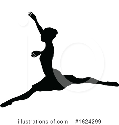 Ballerina Clipart #1624299 by AtStockIllustration