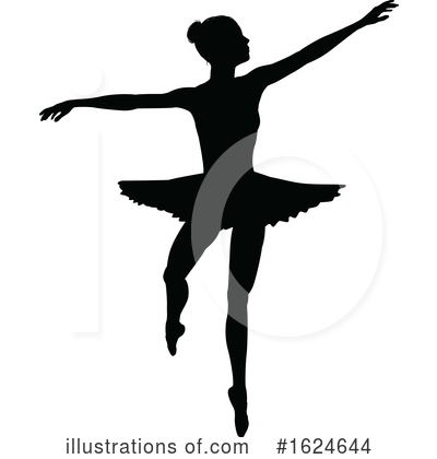 Ballerina Clipart #1624644 by AtStockIllustration