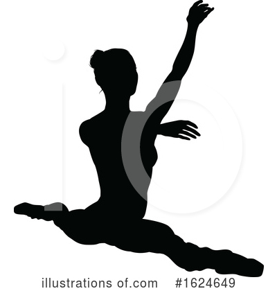 Royalty-Free (RF) Ballerina Clipart Illustration by AtStockIllustration - Stock Sample #1624649