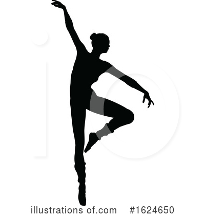 Royalty-Free (RF) Ballerina Clipart Illustration by AtStockIllustration - Stock Sample #1624650