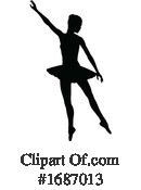 Ballerina Clipart #1687013 by AtStockIllustration