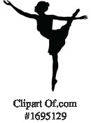 Ballerina Clipart #1695129 by AtStockIllustration