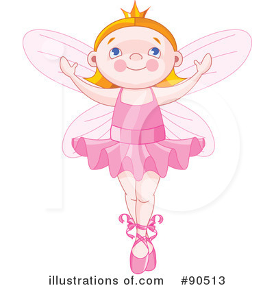 Royalty-Free (RF) Ballerina Clipart Illustration by Pushkin - Stock Sample #90513
