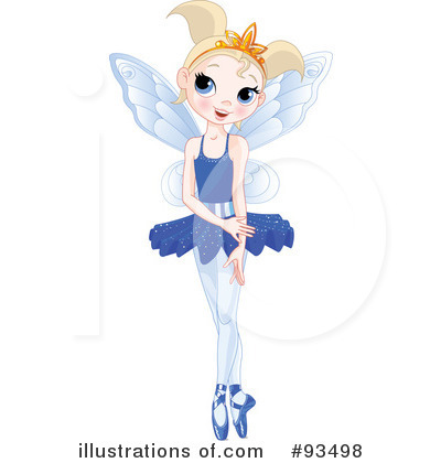 Royalty-Free (RF) Ballerina Clipart Illustration by Pushkin - Stock Sample #93498