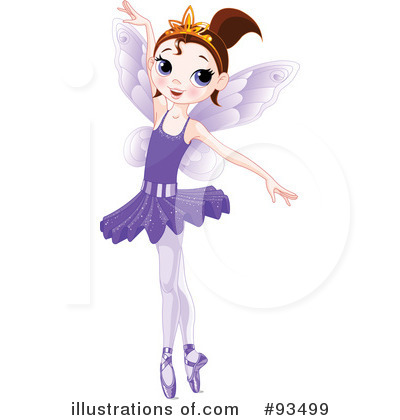 Royalty-Free (RF) Ballerina Clipart Illustration by Pushkin - Stock Sample #93499