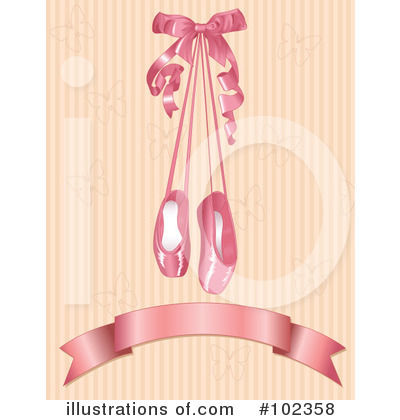 Ballet Slippers Clipart #102358 by Pushkin