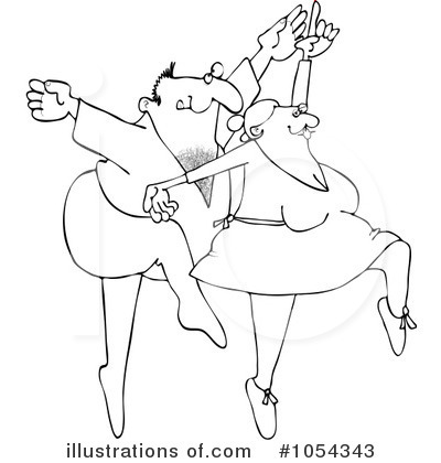 Royalty-Free (RF) Ballet Clipart Illustration by djart - Stock Sample #1054343