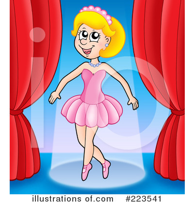 Royalty-Free (RF) Ballet Clipart Illustration by visekart - Stock Sample #223541