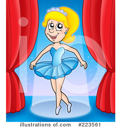 Royalty-Free (RF) Ballet Clipart Illustration by visekart - Stock Sample #223561