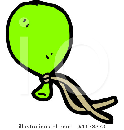 Royalty-Free (RF) Balloon Clipart Illustration by lineartestpilot - Stock Sample #1173373