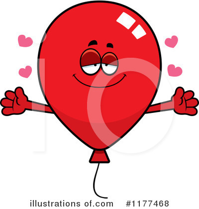Party Balloon Character Clipart #1177468 by Cory Thoman