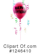 Balloon Clipart #1246410 by AtStockIllustration