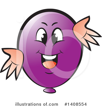 Royalty-Free (RF) Balloon Clipart Illustration by Lal Perera - Stock Sample #1408554