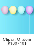 Balloon Clipart #1607401 by KJ Pargeter