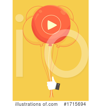 Royalty-Free (RF) Balloon Clipart Illustration by BNP Design Studio - Stock Sample #1715694