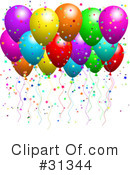 Balloon Clipart #31344 by KJ Pargeter