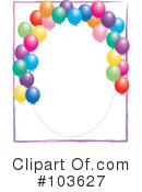 Balloons Clipart #103627 by Pams Clipart