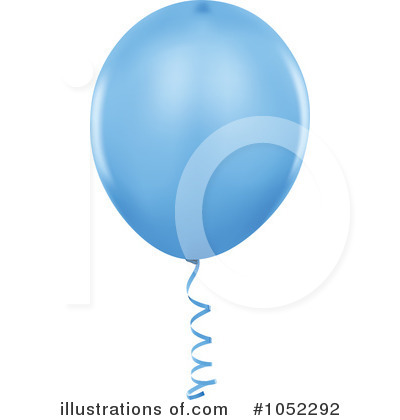 Party Balloons Clipart #1052292 by dero
