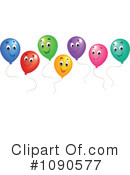Balloons Clipart #1090577 by visekart