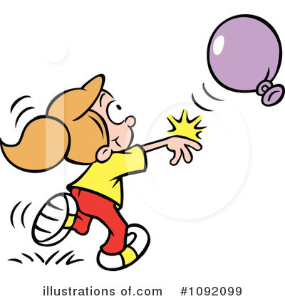 Royalty-Free (RF) Balloons Clipart Illustration by Johnny Sajem - Stock Sample #1092099