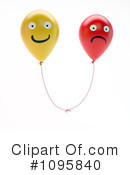 Balloons Clipart #1095840 by Mopic