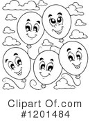 Balloons Clipart #1201484 by visekart