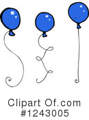 Balloons Clipart #1243005 by lineartestpilot