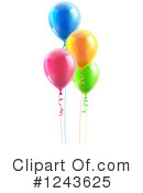 Balloons Clipart #1243625 by AtStockIllustration