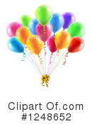 Balloons Clipart #1248652 by AtStockIllustration