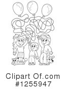 Balloons Clipart #1255947 by visekart