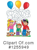 Balloons Clipart #1255949 by visekart