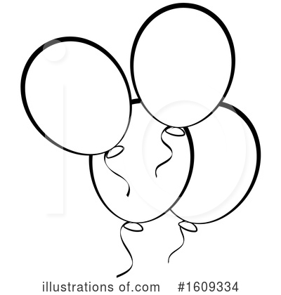 Balloon Clipart #1609334 by Lal Perera