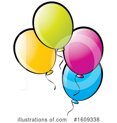 Balloon Clipart #1609338 by Lal Perera
